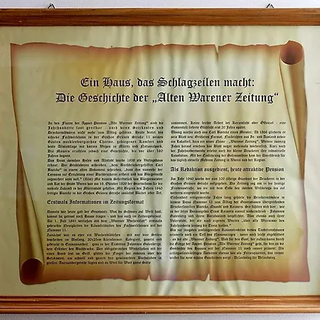 Waren-alte Warener Zeitung 3* Waren (Mueritz)